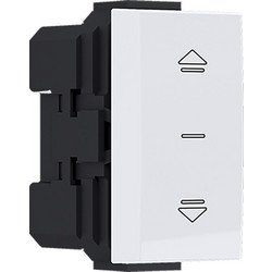 MODYS ΜΠΟΥΤΟΝ ΡΟΛΛΩΝ ΛΕΥΚΟ 1 ΣΤ. 2P 10A 250VAC IP20 ACA - 10101312504