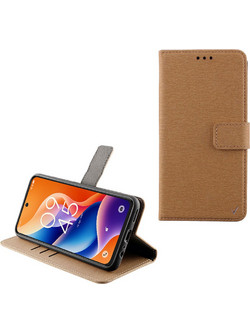 Volte-Tel Allure Magnet Book Stand Clip 6.67in Θήκη Χρυσό (TCL 605/ 60 SE)