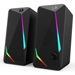 Redragon GS510 Ηχεία Υπολογιστή 2.0 10W με RGB Φωτισμό Black