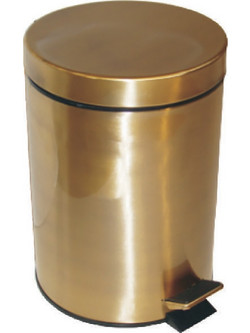 Χαρτοδοχείο Μπάνιου 5 Ltr Μπρονζέ Interflex 183492