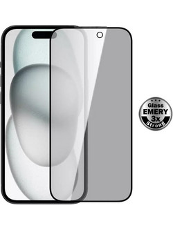 Powertech Tempered Glass Emery Private 5D για Iphone 17 Pro Max, Full Glue - (TGC-0800)