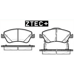 ΔΙΣΚΟΦΡΕΝΑ ZTEC+ TOYOTA ΕΜΠΡ. Χώρα Κατασκευής Μεγάλη Βρετανία BP241210