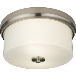 Ceiling Lamp DRESDEN C02374BNI Κλασικός Οροφής Φωτισμός με Μεταλλικό και Γυάλινο Σώμα Nickel