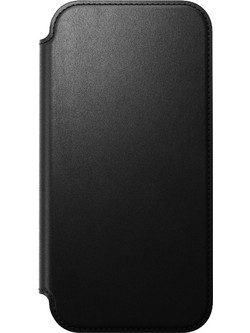 NOMAD θήκη Πορτοφόλι δερμάτινη Modern Folio Rugged rustic MagSafe για Apple iPhone 17 PRO Max 6.9 2025 - ΜΑΥΡΟ - NM014148858