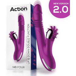 IntoYou Action No. Four Up & Down Δονητής Rabbit Μωβ