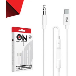 ON Mobile Accessories Καλώδιο AUX 3.5mm σε Type-C