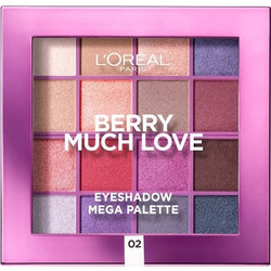 L'Oreal Paris Berry Much Love Palette Eyeshadow Mega Palette 02
