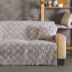 SB Home Ριχτάρι Πολυθρόνας 180x170 Ramina Silver