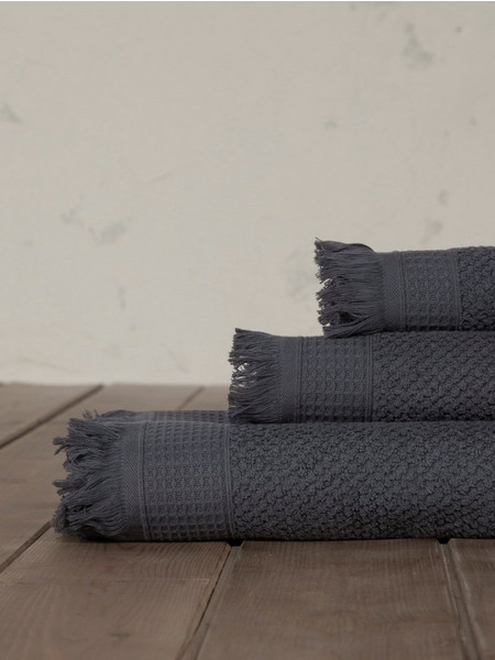 Πετσέτα Προσώπου 50x100 Dorinda Dark Gray "Nima Home"