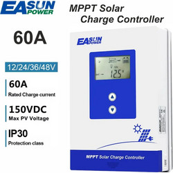 EASUN Solar MPPT Ρυθμιστής Φόρτισης 60A 12V-48V iChanger-MPPT-4860 Solar Charge Controller