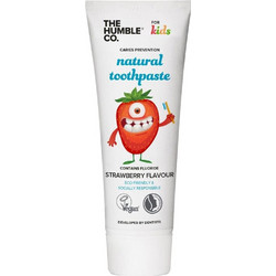 The Humble Co. Kids Strawberry Natural Παιδική Οδοντόκρεμα κατά της Πλάκας 75ml