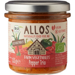 Άλειμμα με λαχανικά και πιπεριά - Allos - 135gr