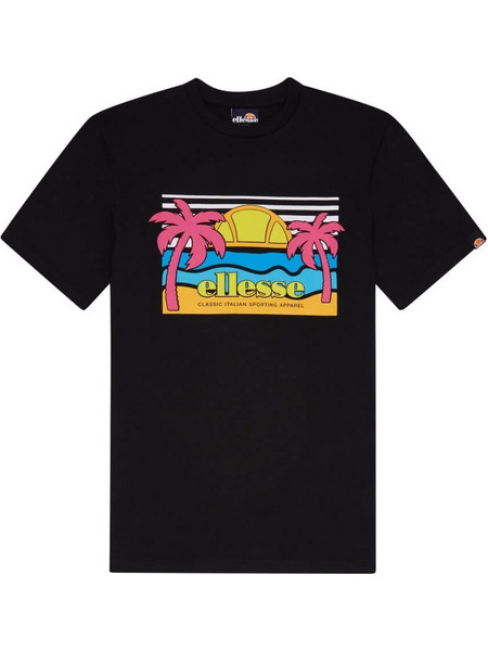 Ellesse Sechsaro T-Shirt Ανδρικό - Μαύρο