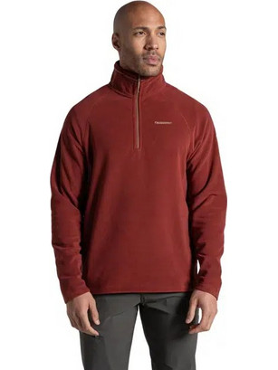 GRAGHOPPERS COREY HALF ZIP ΑΝΔΡΙΚΟ FLEECE RED JASPER