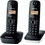 Panasonic KX-TG1612 Ασύρματο Τηλέφωνο Σετ Duo Μαύρο Κόκκινο