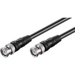 GOOBAY καλώδιο BNC 50272, RG58, 50 ohm, 1m, μαύρο
