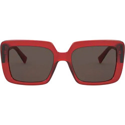 Versace VE4384B 5280/73 Γυναικεία Γυαλιά Ηλίου Τετράγωνα Κοκάλινα Κόκκινα με Μαύρο Polarized Φακό