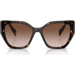 Prada PR19ZS 2AU6S1 Γυναικεία Γυαλιά Ηλίου Πεταλούδα Κοκάλινα Ταρταρούγα με Καφέ Degradee Φακό