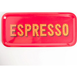 Ορθογώνιος Δίσκος Small 15cm Espresso