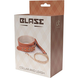 Dream Toys Blaze Elite Collar & Leash Orange