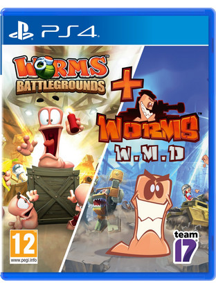 Worms Battlegrounds & Worms Weapons Of Mass Destruction PS4