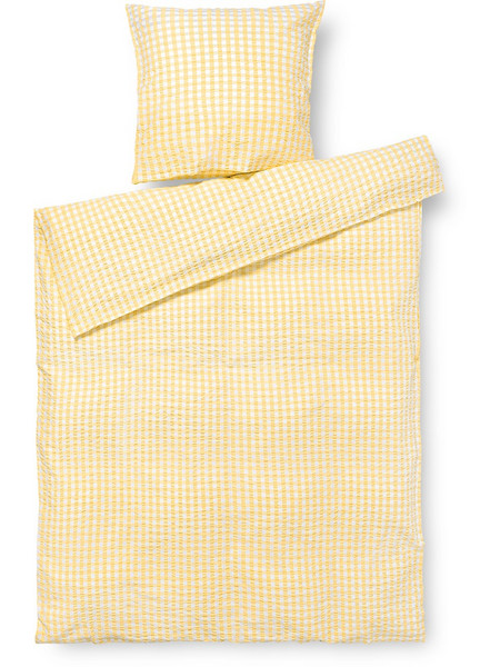 Juna - Baek&Bolge Bed Linen 140x220 cm - Yellow & White