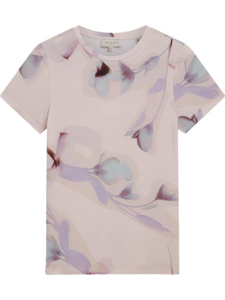 T-Shirt Velley Printed Fitted 282514 pink