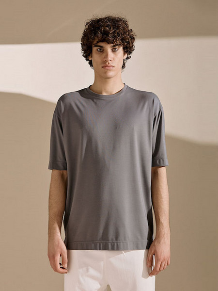 Ανδρικό T-shirt Oversized Diverse 23047-281-452 DK GREY
