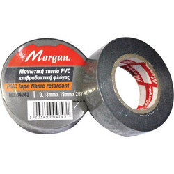ΤΑΙΝΙΕΣ ΜΟΝΩΤΙΚΕΣ ΗΛΕΚ/ΓΩΝ MORGAN ΓΚΡΙ 19mm Χ 18.3M