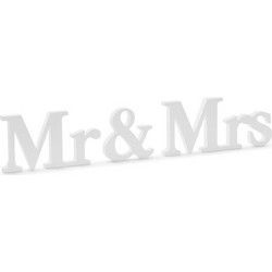Beauty Home ΞΥΛΙΝΟ ΔΙΑΚΟΣΜΗΤΙΚΟ MR & MRS