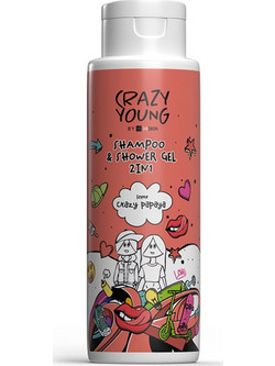 HiSkin Crazy Young Papaya Φυτικό Σαμπουάν & Αφρόλουτρο 200ml