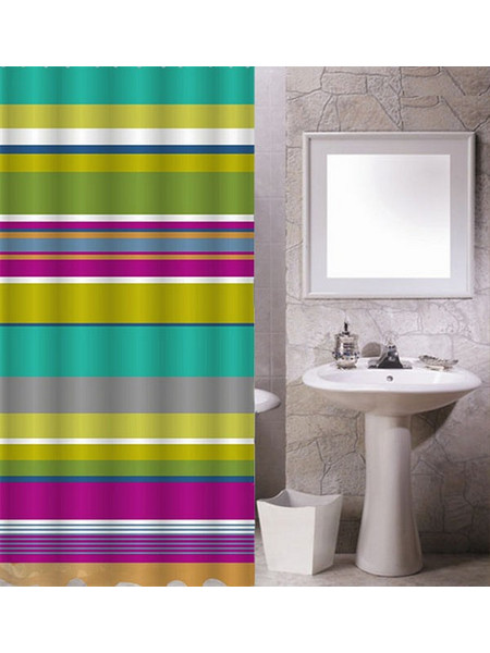 Κουρτίνα Μπάνιου Υφασμάτινη Multicolor 240x180cm