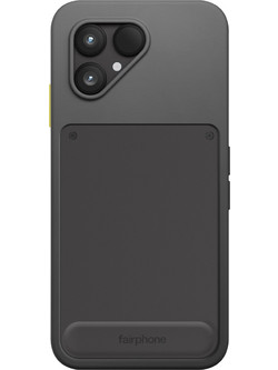 Fairphone Original Case Fairphone 6 In Semi-rigid Silicone Reinforced Edges Black