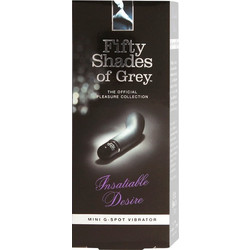 Fifty Shades of Grey Insatiable Desire Δονητής 10cm Μαύρος