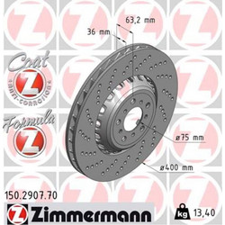 Zimmermann Δισκόπλακα - 150.2907.70