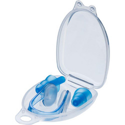 Cressi Aqua Kit Ear Plugs/Nose Clip Blue