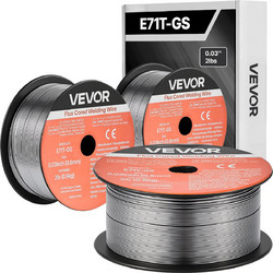 VEVOR Τρεις Ρολές Σύρμα Συγκόλλησης Flux Core MIG E71T-GS 0.8mm 0.9kg MIGHSYXHSE717L3SH001V0