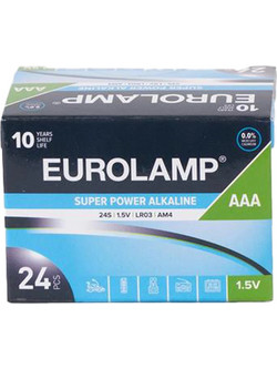 Eurolamp Super Power Alkaline AAA 24τμχ