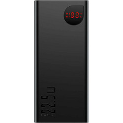 Baseus Adaman Power Bank 20000mAh 22.5W με 2 Θύρες USB-A Quick Charge 3.0 Black