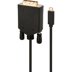 POWERTECH καλώδιο USB-C σε DVI CAB-UC050, 1080p/60Hz, 2m, μαύρο