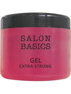 Salon Basics Extra Strong Styling Gel Μαλλιών Ανδρικό για Όγκο Πολύ Δυνατό Κράτημα 500ml