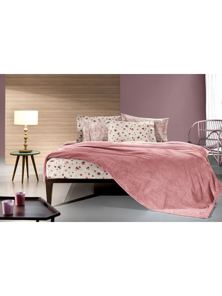 Κουβέρτα Rombus Coral - Guy Laroche - 160X220 Κοραλί