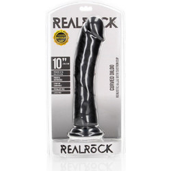 Shots RealRock Realistic Cock 25cm Black