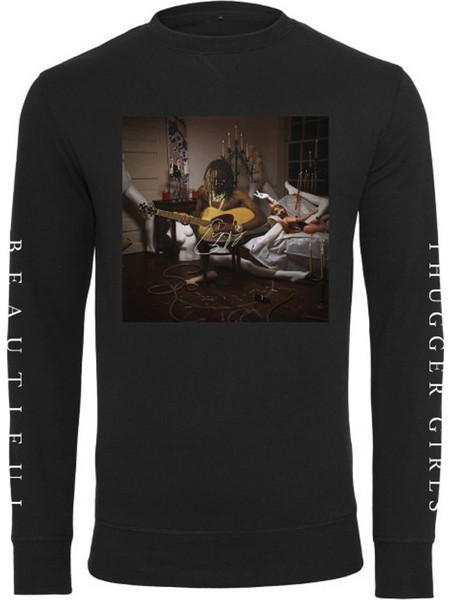 MERCHCODE Men Young Thug Album Cover Crewneck - BLACK - MC397