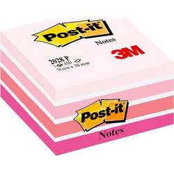 Αυτοκόλλητα Χαρτάκια 3M Post-it 76 x 76 mm (Ροζ/Μωβ) (450 Φύλλα) (2028P)