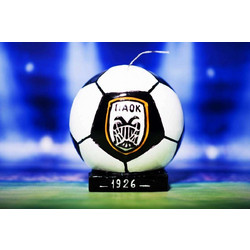 Κερί ΠΑΟΚ μπάλα big βάση 15*6*16