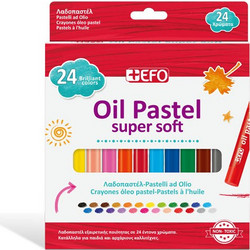 EFO Λαδοπαστέλ Soft 24 χρώματα O10mmx70mm
