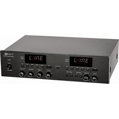 Μικροφωνικός ενισχυτής 100V 2x50W 2 ζωνών USB M-202 REACT