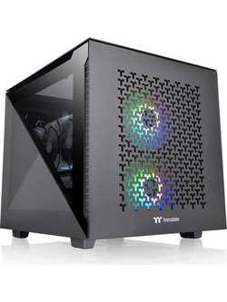 Thermaltake Divider 200 TG Air Black Micro Tower Κουτί Υπολογιστή με Πλαϊνό Παράθυρο
