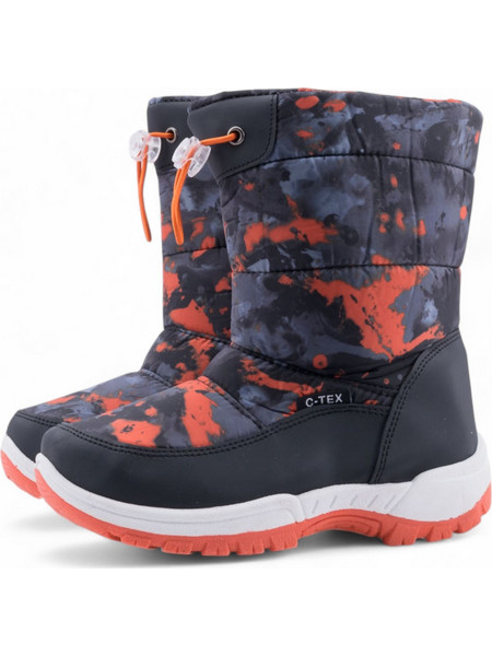 5222-0315 Love4shoes Παιδικά Γαλότσες Apres Ski ΜΑΥΡΟ